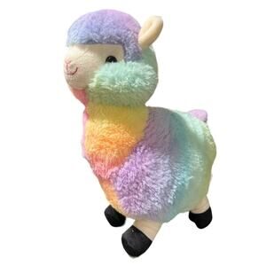 PEEK-A-BOO Toys Llama Rainbow Stuffed Animal Plush 12”